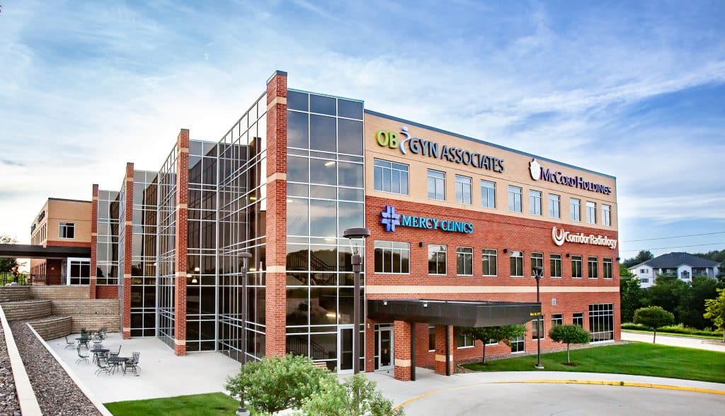 The Mercy Coral West location for Specialized neurology and sleep care by Iowa Neurology & Sleep Clinic in Coralville, IA.