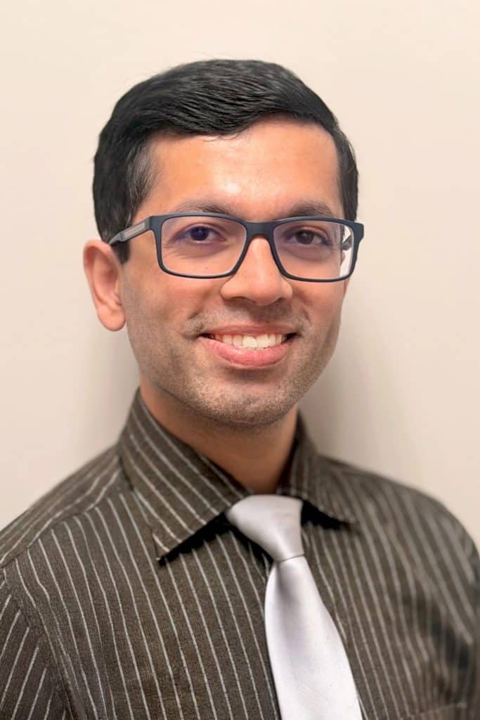 A portrait of Dr. Rahul Khanna for Iowa Neurology & Sleep Clinic across Iowa.